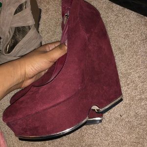 Burgundy Heels